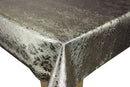 Christmas Bling  Silver Vinyl Oilcloth Tablecloth
