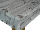 Venice Boardwalk Grey Mist Vinyl Oilcloth Tablecloth