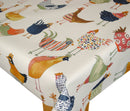 Harriet Hen Vintage Oilcloth Tablecloth
