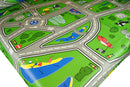 Road Map Childrens  Vinyl Oilcloth Tablecloth