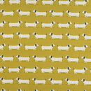 Hound Dog Ochre  100% Cotton Fabric by Fryetts