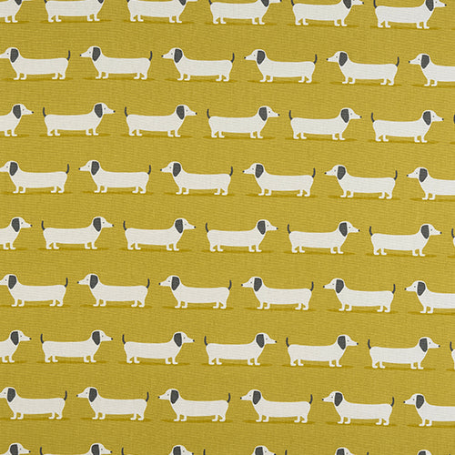 Hound Dog Ochre  100% Cotton Fabric by Fryetts