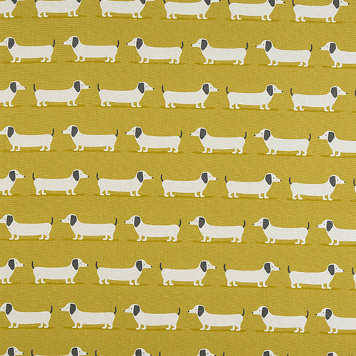 Hound Dog Ochre  100% Cotton Fabric by Fryetts