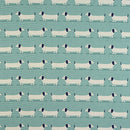 Hound Dog Duck Egg 100% Cotton Fabric by Fryetts