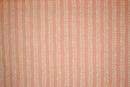 Astrid Stripe Coral 100% Cotton Fabric by Fryetts