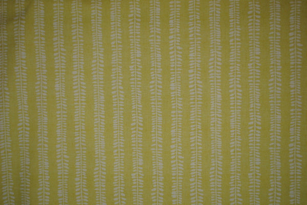 Astrid Stripe Ochre 100% Cotton Fabric by Fryetts