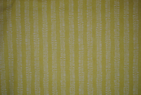 Astrid Stripe Ochre 100% Cotton Fabric by Fryetts