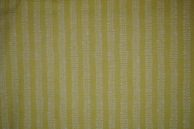 Astrid Stripe Ochre 100% Cotton Fabric by Fryetts