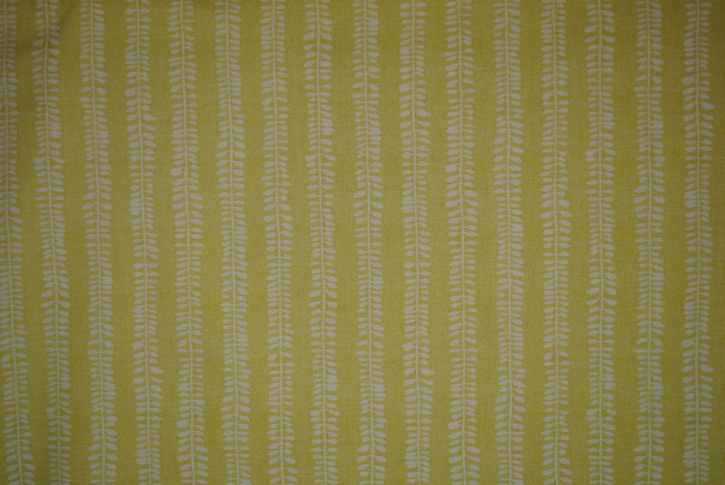 Astrid Stripe Ochre 100% Cotton Fabric by Fryetts