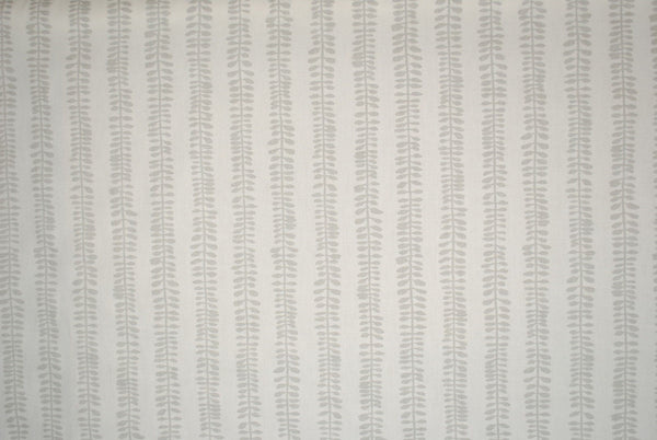 Astrid Stripe Silver Grey 100% Cotton Fabric by Fryetts