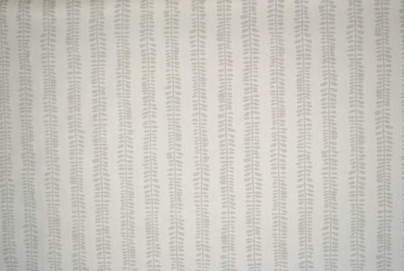 Astrid Stripe Silver Grey 100% Cotton Fabric by Fryetts