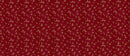 Christmas Gold Stars on Berry Red Vinyl Oilcloth Tablecloth