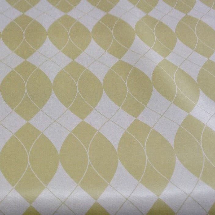 Argyle Sage Green Geometric Vinyl Oilcloth Tablecloth