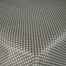 Itsy Grey Dotty Spot PVC Wipe Clean Tablecloth