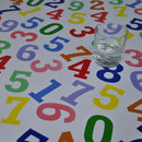Just Numbers Vinyl Oilcloth Tablecloth
