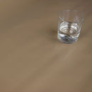 Plain Taupe Smooth Vinyl Oilcloth Tablecloth