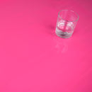 Plain Bright Pink Smooth Vinyl Oilcloth Tablecloth