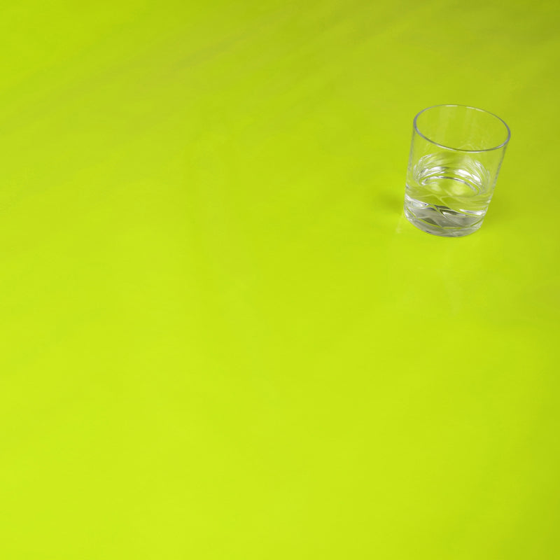 Plain Lime Green Smooth Vinyl Oilcloth Tablecloth