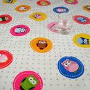 Harry Owl Vinyl Oilcloth Tablecloth