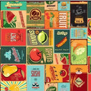 Vintage Diner Vinyl Tablecloth