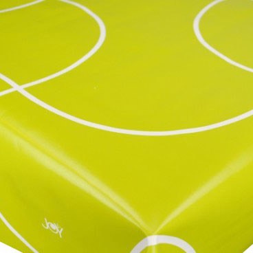 Weaves Green Vinyl  Tablecloth