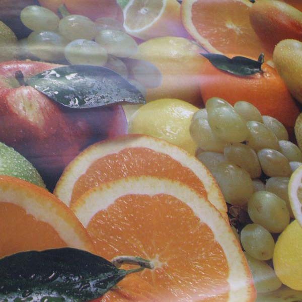 Fresh Fruity Vinyl Oilcloth Tablecloth