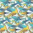 Parrots Vinyl Oilcloth Tablecloth