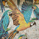 Parrots Vinyl Oilcloth Tablecloth