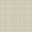Toronto Plaid Taupe Vinyl Oilcloth Tablecloth