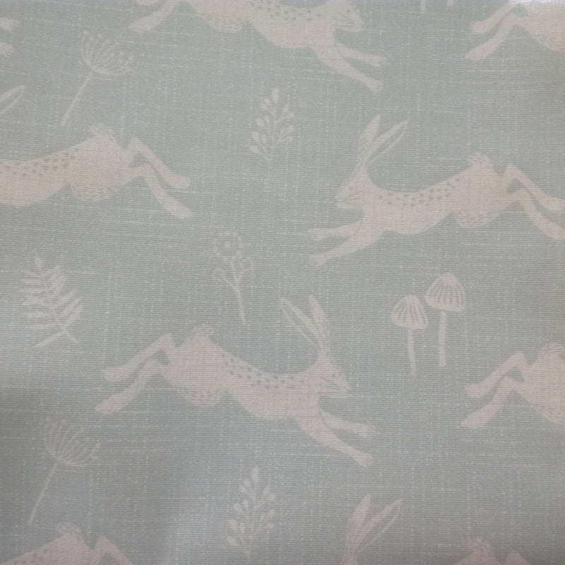 Jump Hare  Duckegg  100% Cotton Fabric by Fryetts