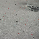 Grey Linen Look Multi Fleck Vinyl Oilcloth Tablecloth