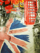 All Things London Vinyl Oilcloth Tablecloth