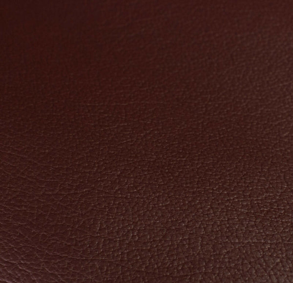Burgundy Red Grain  Faux Leather Textured Upholstery Vinyl , FR,