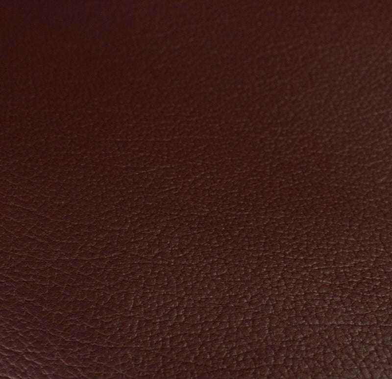 Burgundy Red Grain  Faux Leather Textured Upholstery Vinyl , FR,