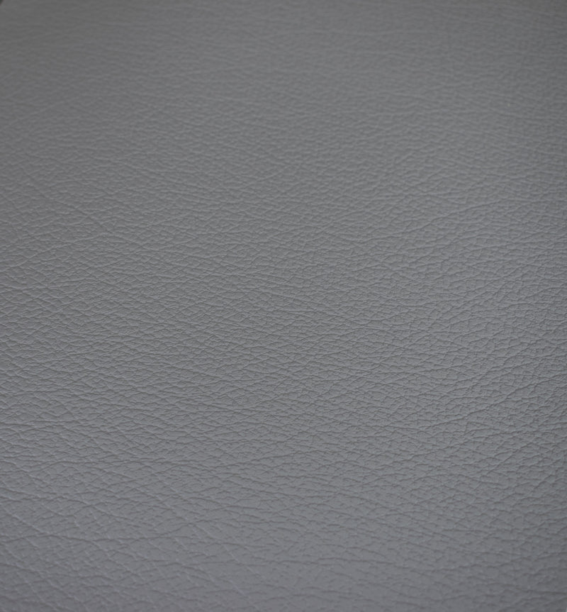 Grey  Grain Faux Leather Textured Upholstery Vinyl , FR,