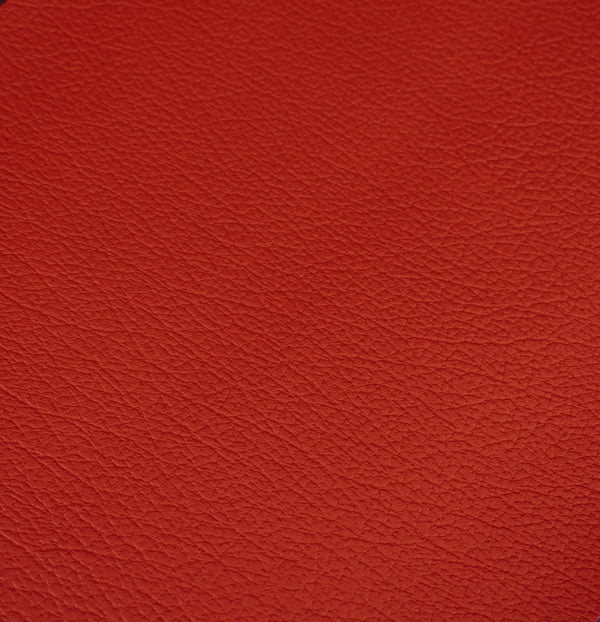 Red Grain Faux Leather Textured Upholstery Vinyl, FR