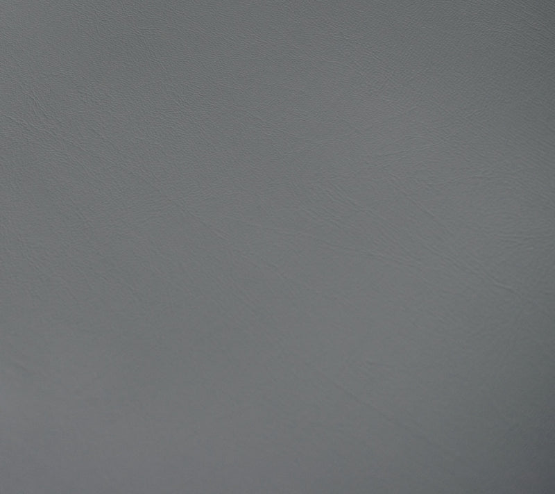 Grey Smooth Faux Leather  Upholstery Vinyl , FR,