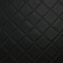 Diamond Trellis Black Faux Leather Upholstery Vinyl, FR