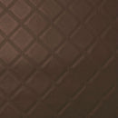 Diamond Trellis Brown Faux Leather Upholstery Vinyl, FR