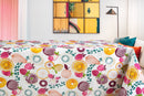 Tropical Fruit Salad Vinyl Tablecloth