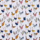 Harriet Hen Vintage 100% Cotton Fabric by Prestigious