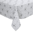 Superstars Silver Vinyl Oilcloth Tablecloth
