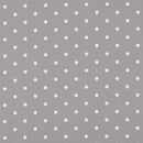 Dotty Smoke Grey 100% Cotton Fabric by Clarke and Clarke