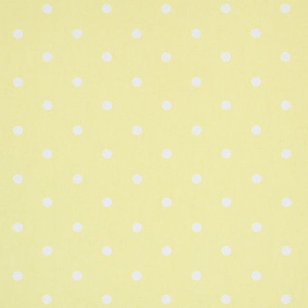 Dotty Yellow 100% Cotton Fabric by Clarke and Clarke