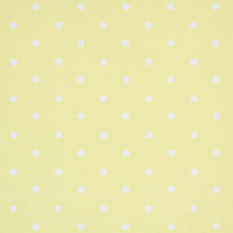 Dotty Yellow 100% Cotton Fabric by Clarke and Clarke
