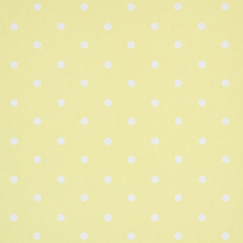 Dotty Yellow 100% Cotton Fabric by Clarke and Clarke