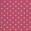 Dotty Red 100% Cotton Fabric by Clarke and Clarke