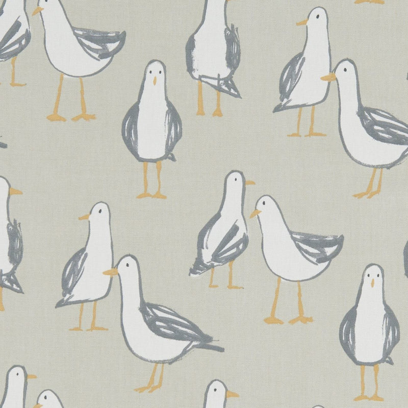 Laridae Seagull Taupe 100% Cotton Fabric by Clarke and Clarke