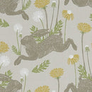 March Hare Linen 100% Cotton Fabric by Clarke and Clarke