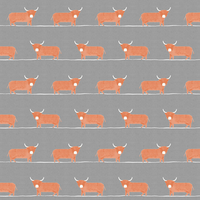 Dougal Granite Voyage 100% Cotton Fabric